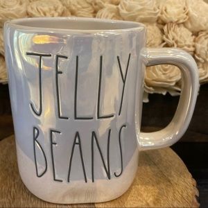 New Rae Dunn iridescent Jelly Beans mug 💜💗